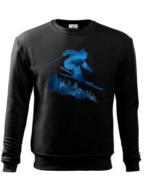 Skier v lese