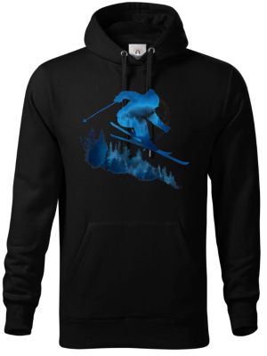 Skier v lese