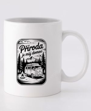 Příroda je můj domov, černý tisk