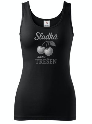 Sladká jako třešeň, bílý potisk
