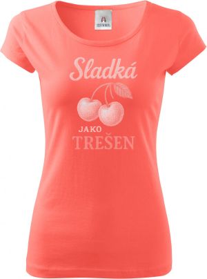 Sladká jako třešeň, bílý potisk
