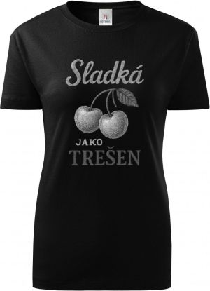 Sladká jako třešeň, bílý potisk