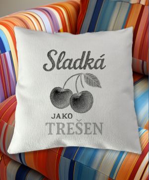 Sladká jako třešeň, černý potisk