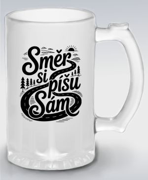 Směr si píšu sám, černý tisk