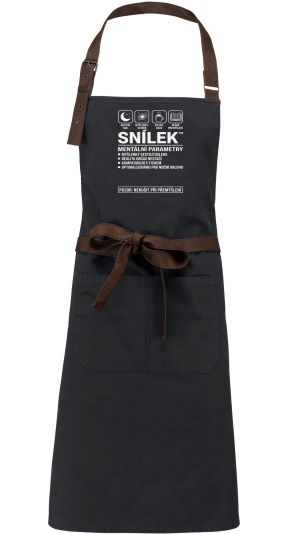 Snílek, bílý potisk