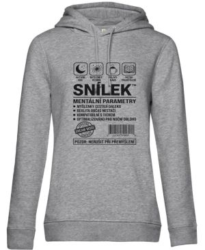 Snílek, černý potisk