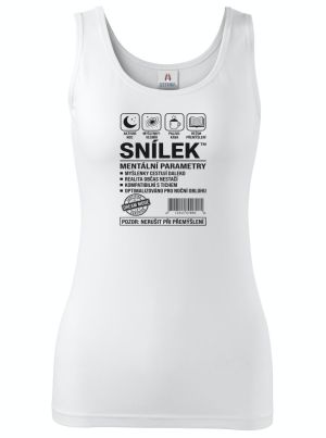 Snílek, černý potisk