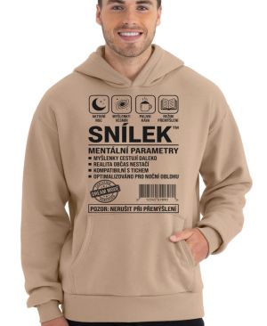 Snílek, černý potisk