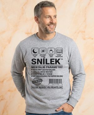 Snílek, černý potisk