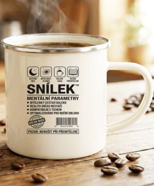 Snílek, černý potisk