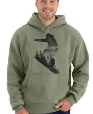 Snowboardista, černý potisk