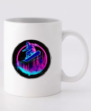 Snowboardista-neon. V1