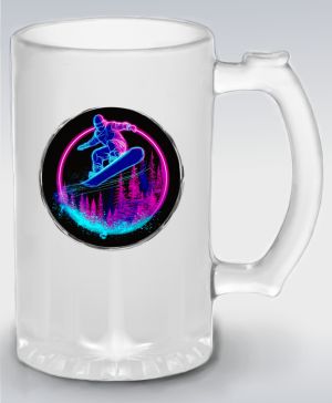Snowboardista-neon. V1