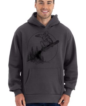 Snowboardista-neon. V2, černý potisk