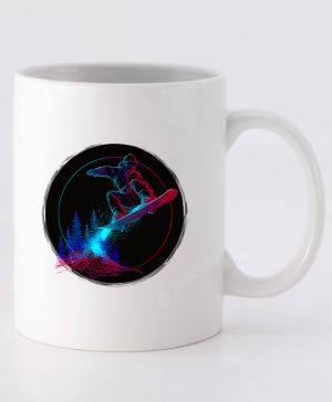 Snowboardista-neon. V2