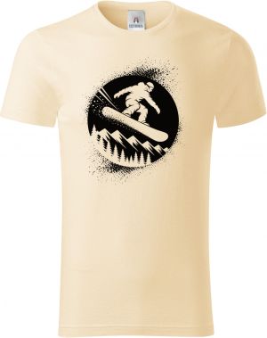 Snowboardista. V1, černý potisk