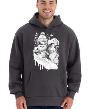 Snowboardový Mrazík, bílý tisk