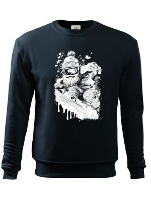 Snowboardový Mrazík, bílý tisk