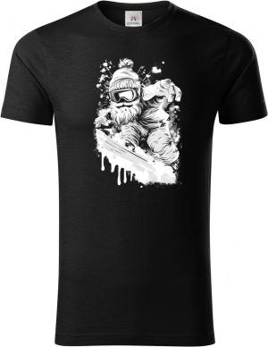 Snowboardový Mrazík, bílý tisk