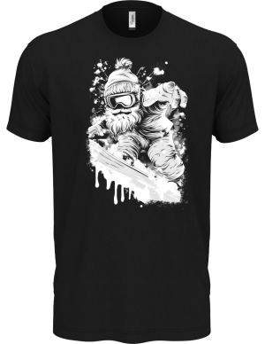 Snowboardový Mrazík, bílý tisk