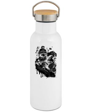 Snowboardový Mrazík, černý tisk