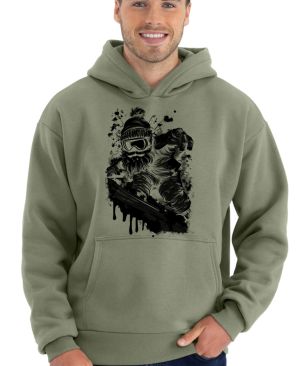 Snowboardový Mrazík, černý tisk