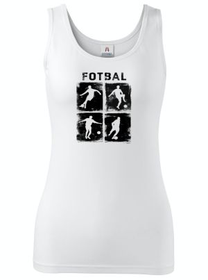 Retro fotbalová čtyřka, černý tisk