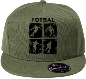 Retro fotbalová čtyřka, černý tisk