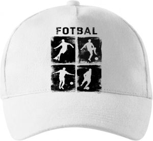 Retro fotbalová čtyřka, černý tisk