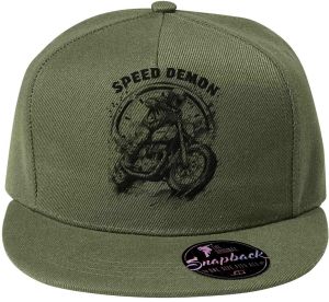 Speed demon, černý tisk