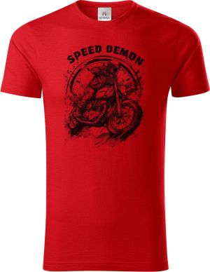 Speed demon, černý tisk