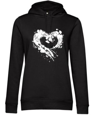 Srdce z tlapek, V2, bílý potisk