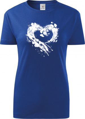 Srdce z tlapek, V2, bílý potisk