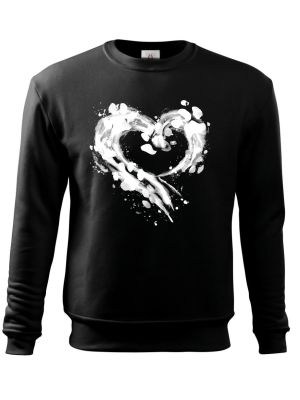 Srdce z tlapek, V2, bílý potisk