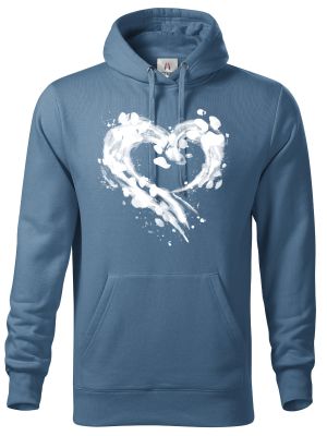 Srdce z tlapek, V2, bílý potisk