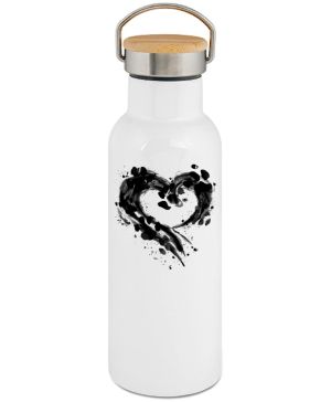 Srdce z tlapek, V2, černý potisk