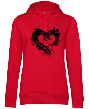 Srdce z tlapek, V2, černý potisk