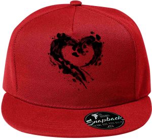 Srdce z tlapek, V2, černý potisk