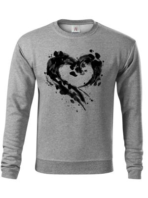 Srdce z tlapek, V2, černý potisk