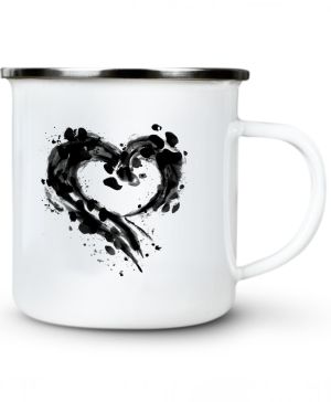 Srdce z tlapek, V2, černý potisk