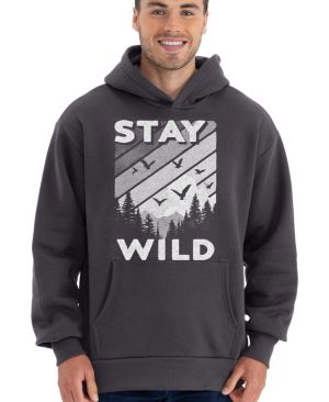 Stay Wild, V1, bílý potisk