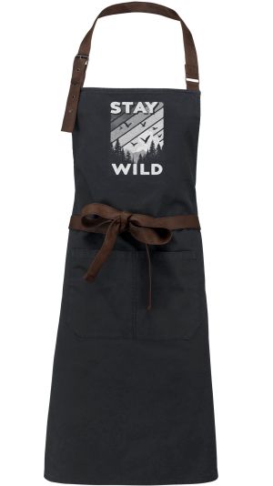 Stay Wild, V1, bílý potisk