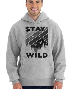 Stay Wild, V1, černý potisk
