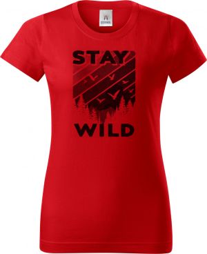 Stay Wild, V1, černý potisk