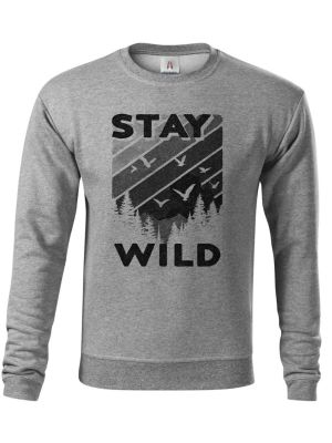 Stay Wild, V1, černý potisk