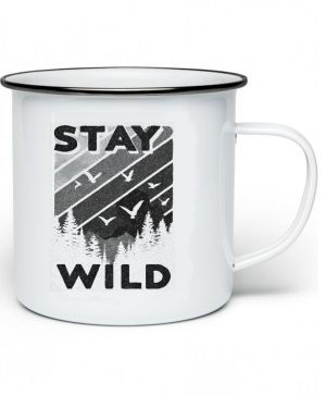 Stay Wild, V1, černý potisk