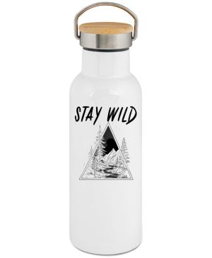 Stay Wild, V2, černý potisk
