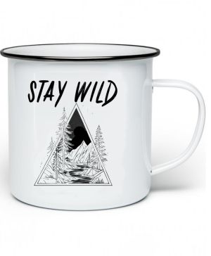 Stay Wild, V2, černý potisk