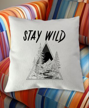 Stay Wild, V2, černý potisk