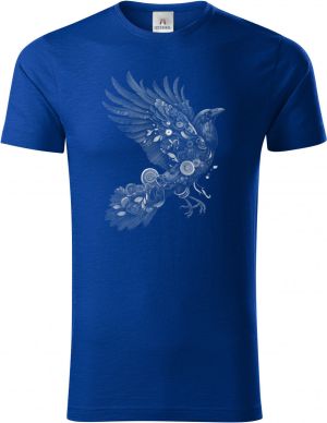 Steampunková vrána, bílý potisk